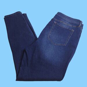 PacSun Womens Super High Rise Jegging 32 Short Medium Wash Stretch